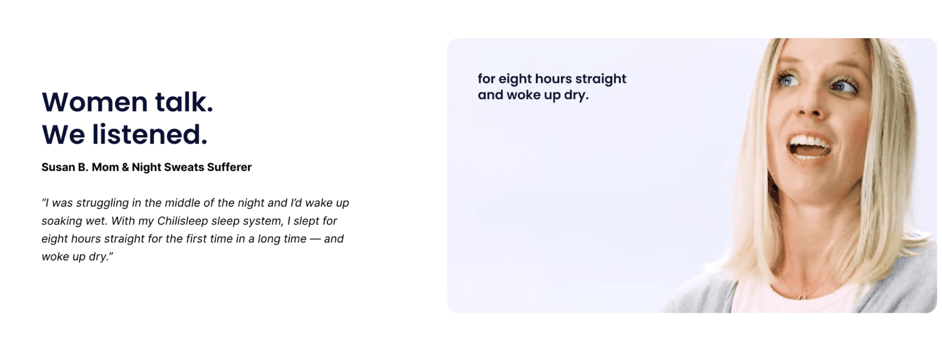 sleep.me - landing page example
