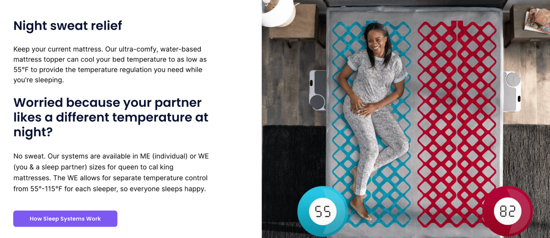 sleep.me - landing page example
