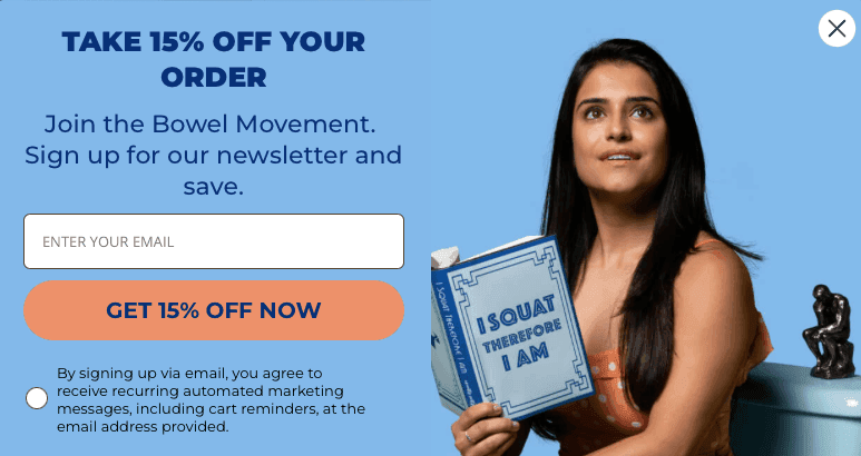 Copywriting example - Squatty Potty&nbsp;
