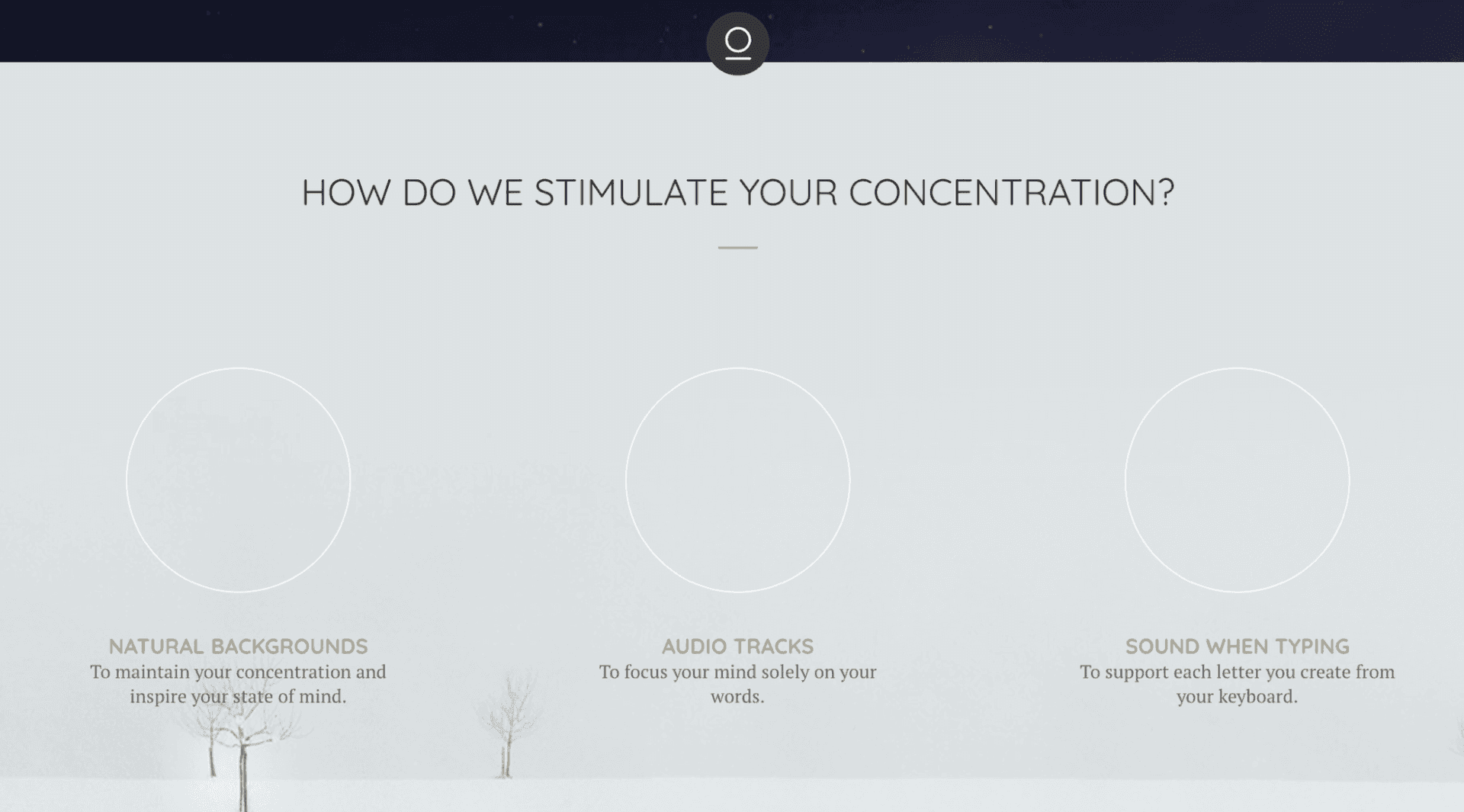 Top writing tools: OmmWriter
