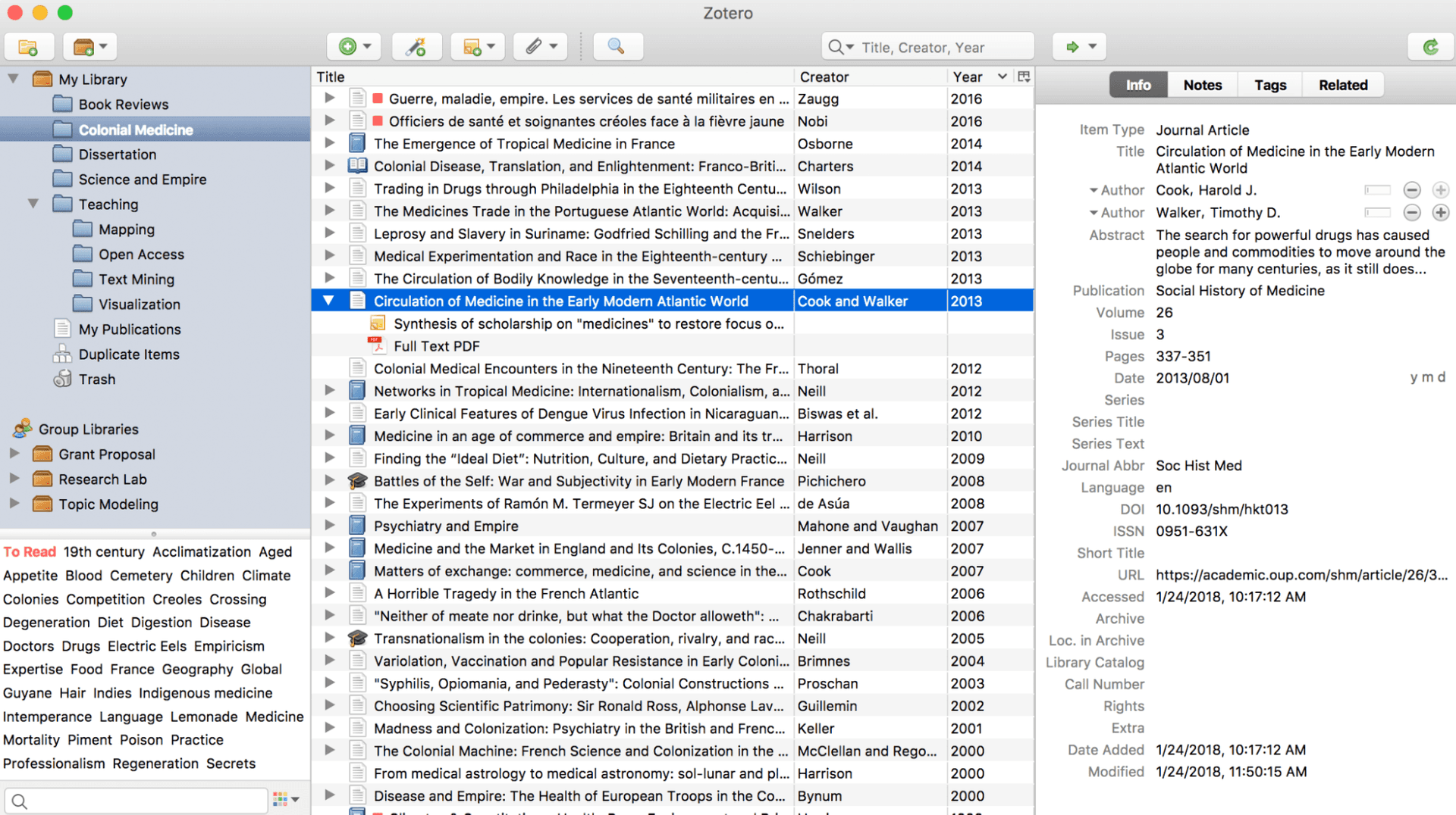 Top writing tools: Zotero