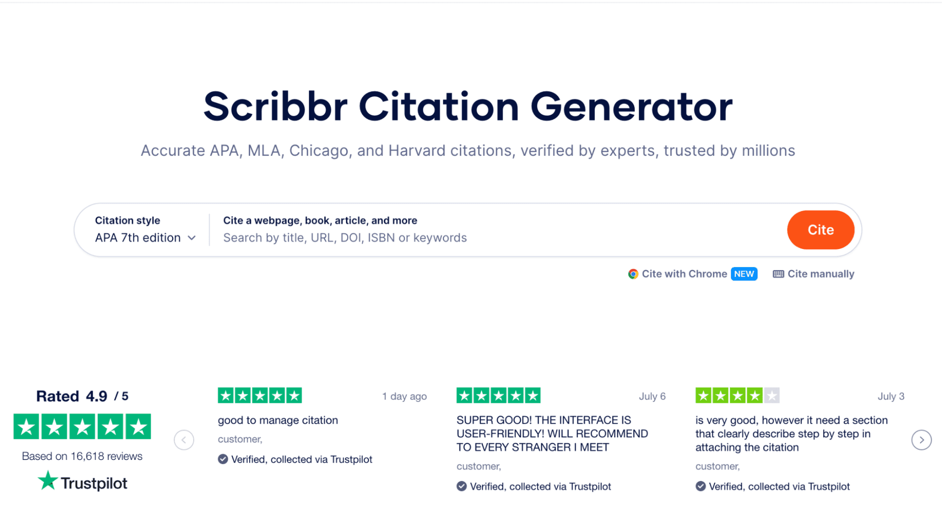 Top writing tools: Scribbr